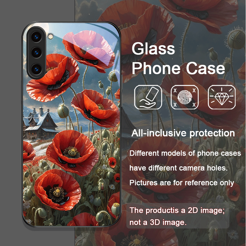Retro Poppy Flower Bloom Hot R - đánh giá và giá Samsung Galaxy S24