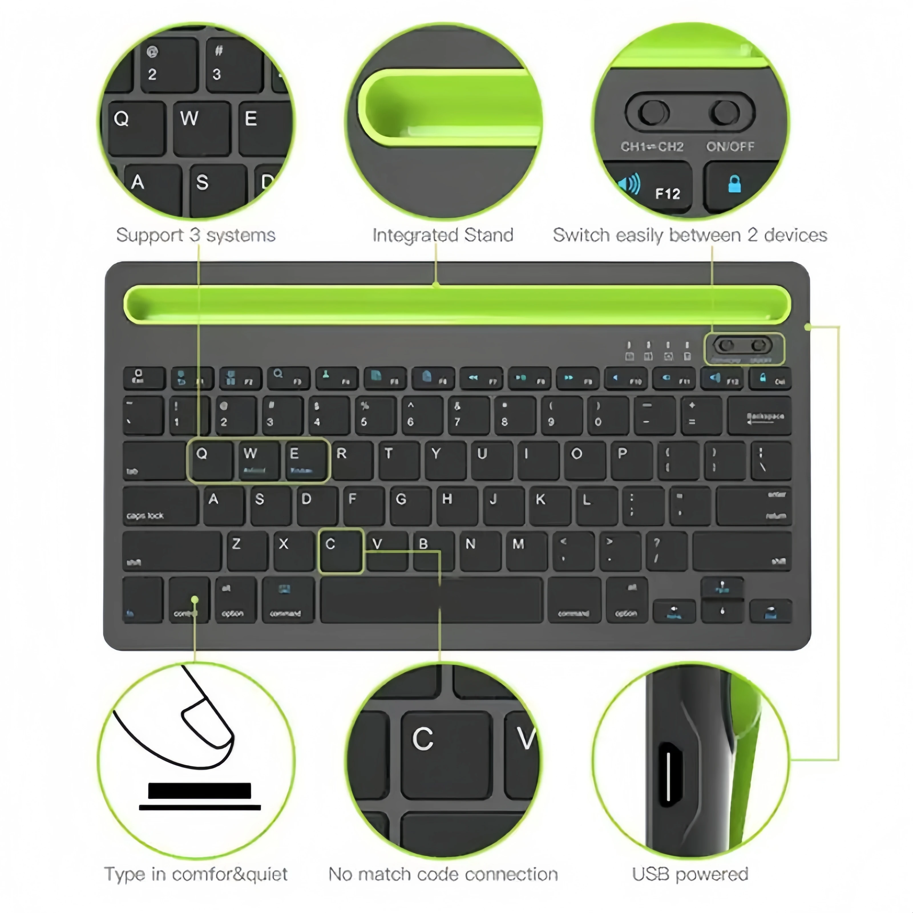 Bluetooth Wireless Keyboard Mi - đánh giá và giá Android Tablet Gaming Accessories